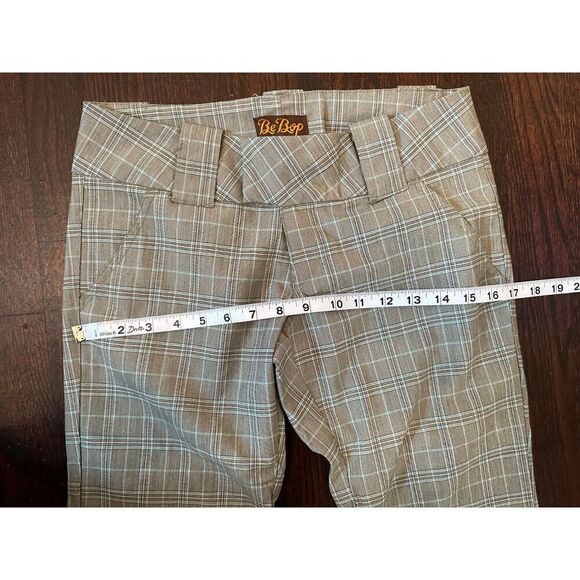 Y2K Bebop Low Rise Plaid Trouser Pant Sz 3 - Picture 5 of 9